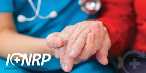 a nurse hand holding a hand of a patient