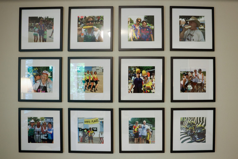 photos of Rakel on RAGBRAI over the years