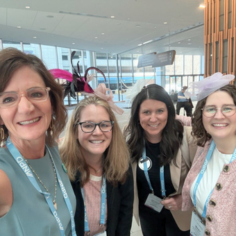 Keynote Speaker Renee Thompson and ANPD Convention Planning members Teresa Glandorf, Nicole Weathers, and Mary Jennings.