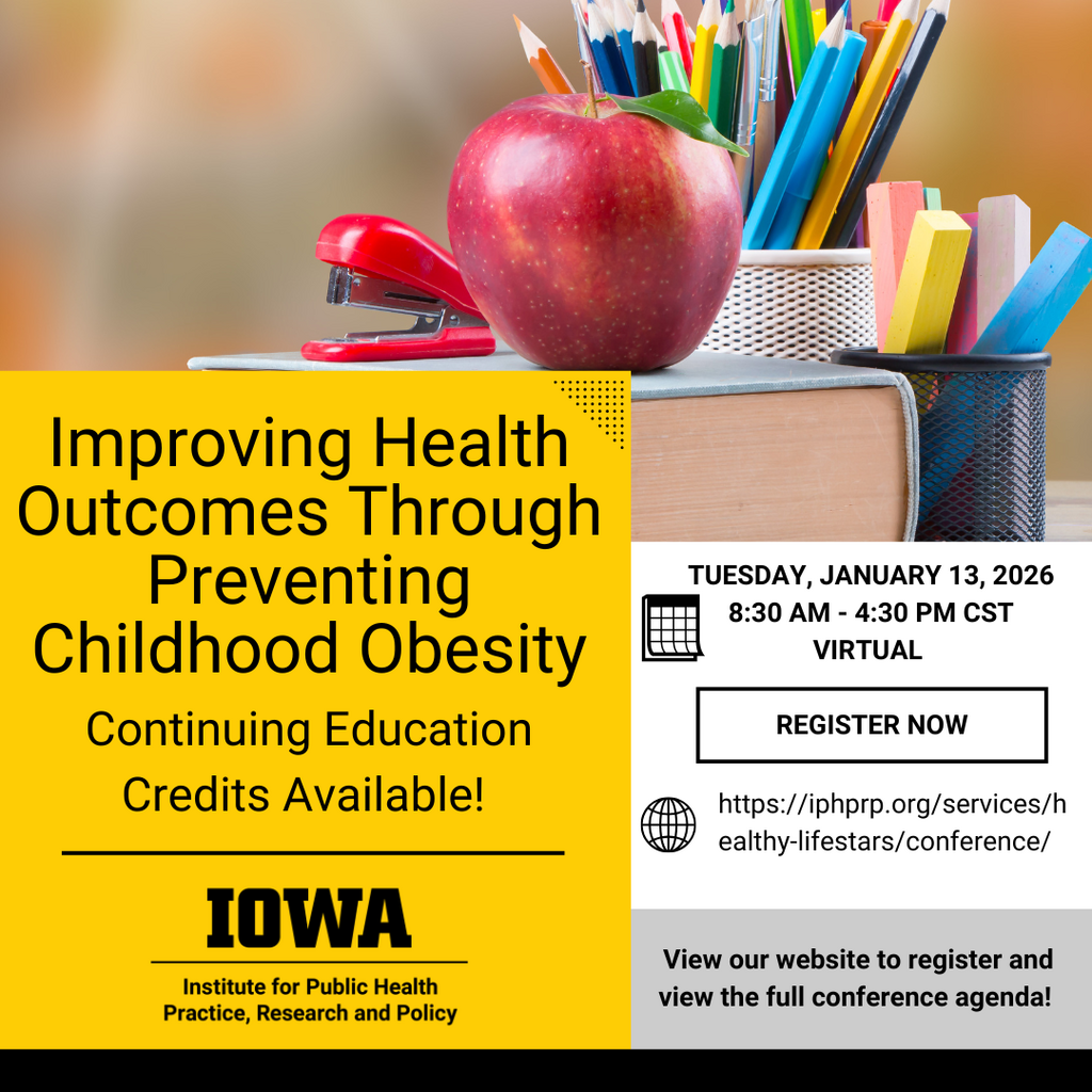 Improving Health Outcomes Through Preventing Childhood Obesity Conference promotional image