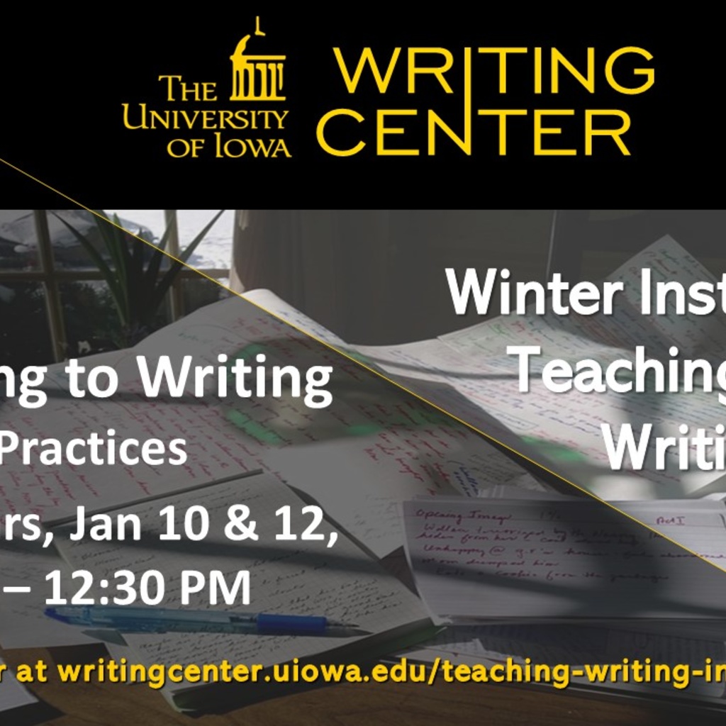 2023 Winter Institute for Teaching with Writing (via Zoom) promotional image