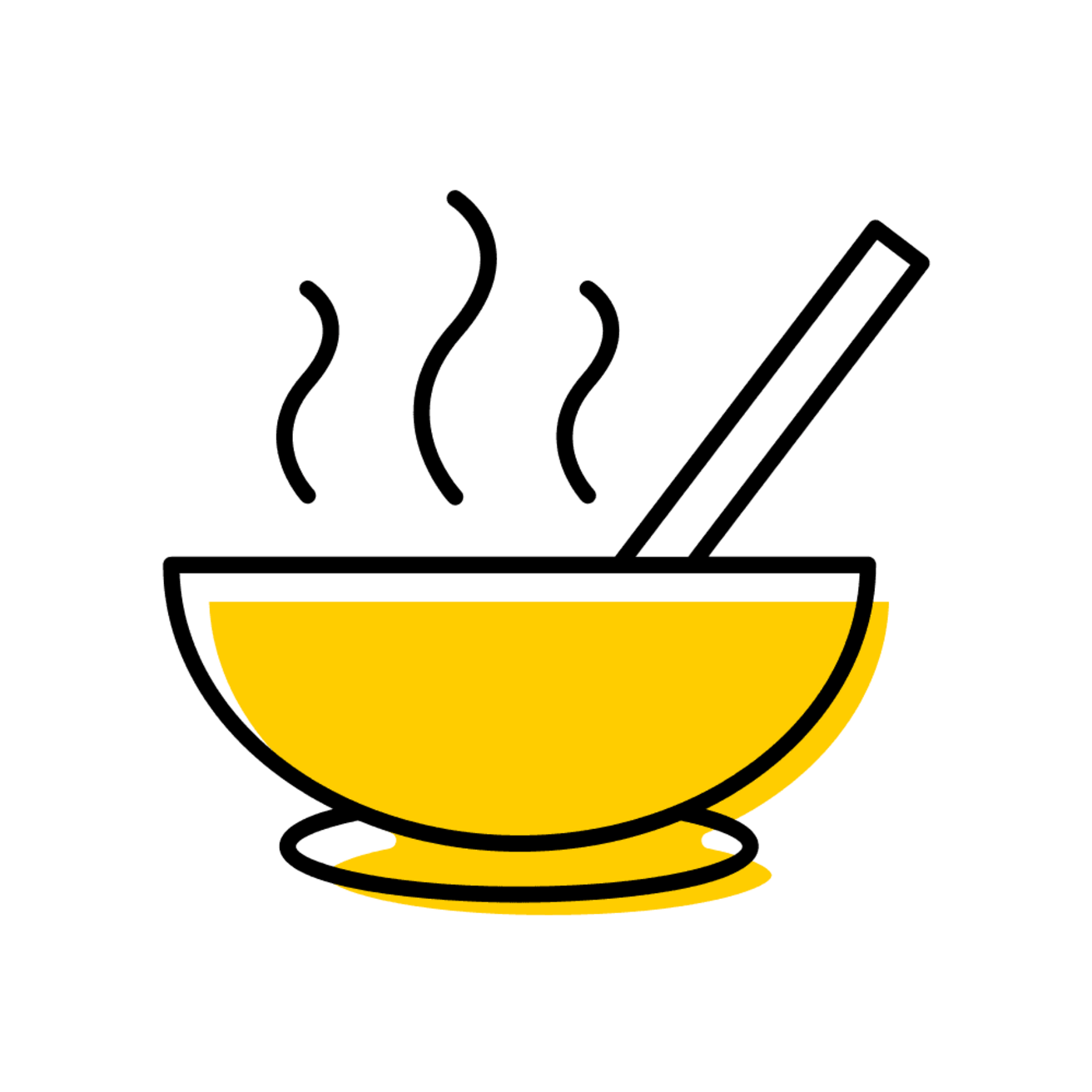 soup in bowl icon