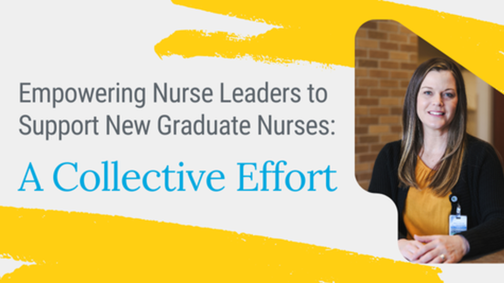 A collective effort banner with a nurse