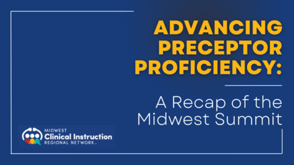 Advancing Preceptor Proficiency