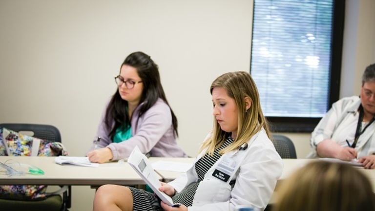 DNP students in a classroom